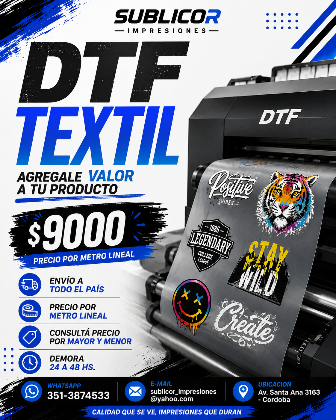 DTF TEXTIL