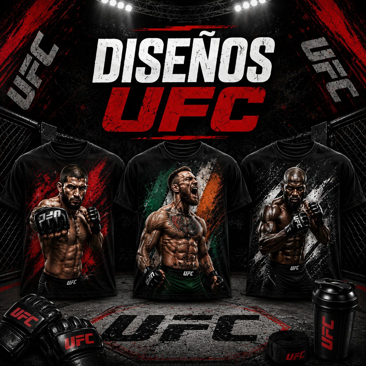 Pack Diseños Luchadores UFC