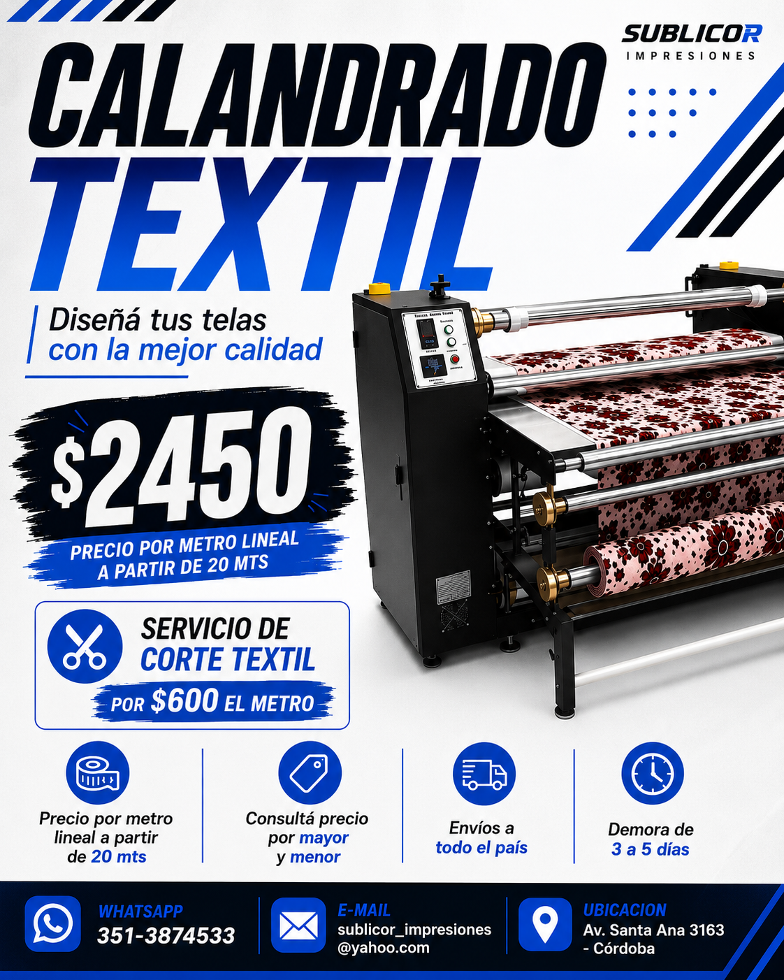 CALANDRADO TEXTIL