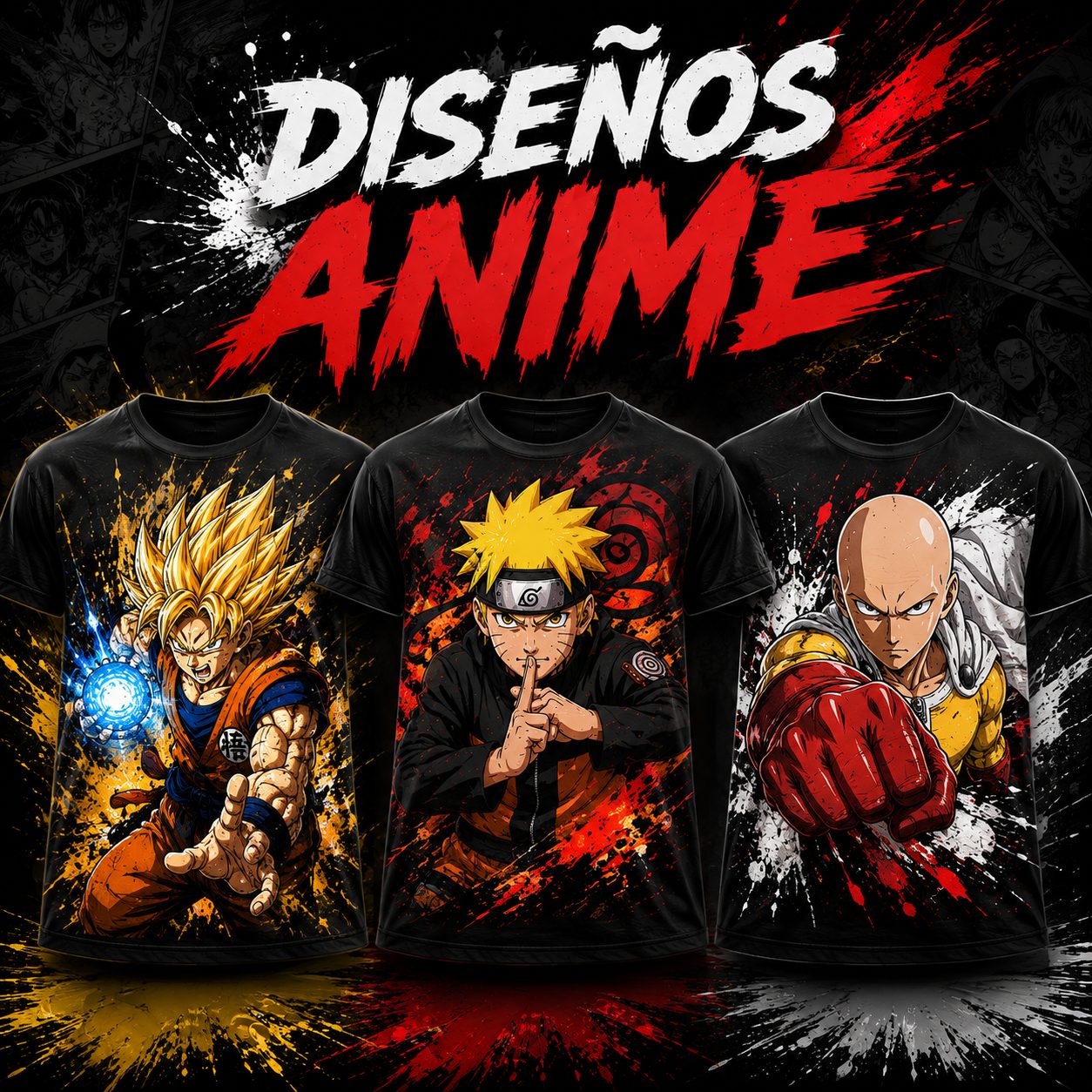 Pack Diseños Anime